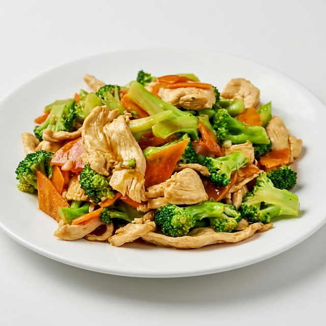 Chicken with Broccoli.
