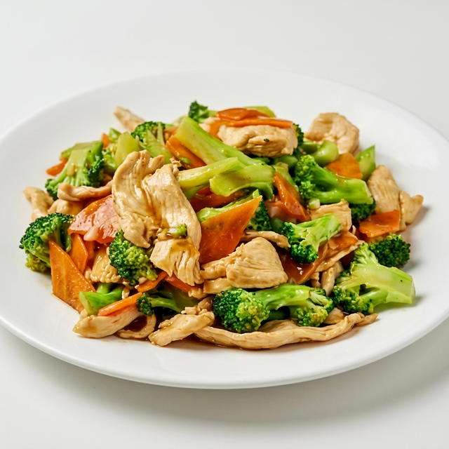 Chicken with Broccoli.