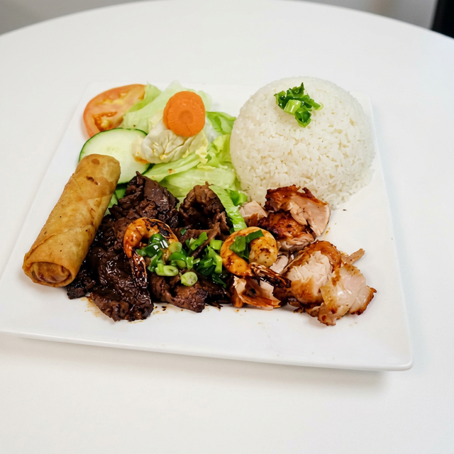 Com Special Rice Plate.