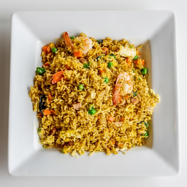 Curry Basil Fried Rice.